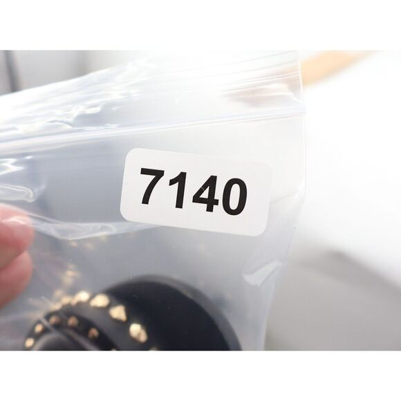 ASH Patsy Bis Croc Printed Embellished Flat Sandal Size 38 EU 7.5 - 8 US Black - Picture 10 of 10